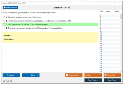 Huawei H13-522 HCNP-Cloud-FCDC Practice test exam simulator test engine exam Prep practice test questions answers Image 11