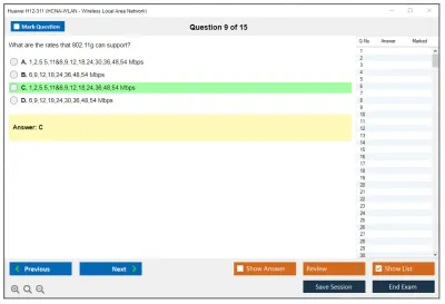 Huawei H12-311 HCNA-WLAN - Wireless Local Area Network Practice test exam simulator test engine exam Prep practice test questions answers Image 9