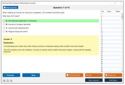 Test Prep NCMA National Certified Medical Assistant Practice test exam simulator test engine exam Prep practice test questions answers Image 7