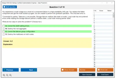 Netapp NS0-526 NetApp Certified Implementation Engineer - Data Protection Practice test exam simulator test engine exam Prep practice test questions answers Image 3