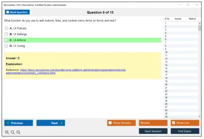 ServiceNow CSA ServiceNow Certified System Administrator Practice test exam simulator test engine exam Prep practice test questions answers Image 9