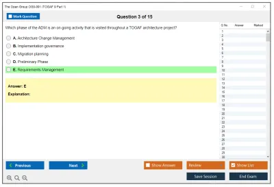 The Open Group OG0-091 TOGAF 9 Part 1 Practice test exam simulator test engine exam Prep practice test questions answers Image 3