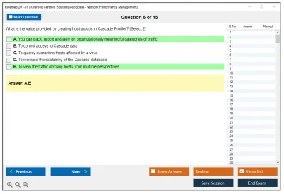 Riverbed 201-01 Riverbed Certified Solutions Associate - Network Performance Management Practice test exam simulator test engine exam Prep practice test questions answers Image 6