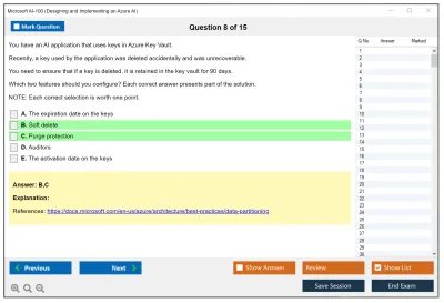 Microsoft AI-100 Designing and Implementing an Azure AI Practice test exam simulator test engine exam Prep practice test questions answers Image 8