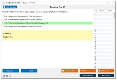 Nokia SDM_2002001030 SDM Certification - PS NSOP Practice test exam simulator test engine exam Prep practice test questions answers Image 5