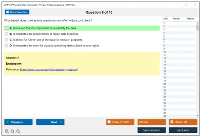 IAPP CIPP-A Certified Information Privacy Professional/Asia (CIPP/A) Practice test exam simulator test engine exam Prep practice test questions answers Image 8