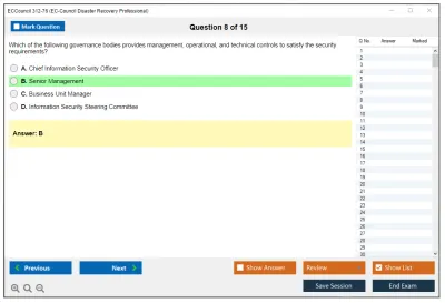 ECCouncil 312-76 Disaster Recovery Professional Practice Test Practice test exam simulator test engine exam Prep practice test questions answers Image 8