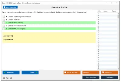 Cisco 300-320 Designing  Cisco Network Service Architectures Practice test exam simulator test engine exam Prep practice test questions answers Image 7