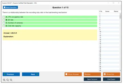 Huawei H20-871 Huawei Certified Field Specialist - IVS Practice test exam simulator test engine exam Prep practice test questions answers Image 1