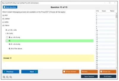 Blue Coat BCCPA Blue Coat Certified Proxy Administrator Practice test exam simulator test engine exam Prep practice test questions answers Image 13