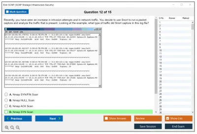 Exin SCNP SCNP Strategic Infrastructure Security Practice test exam simulator test engine exam Prep practice test questions answers Image 12