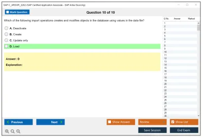 SAP C_ARSOR_2202 SAP Certified Application Associate - SAP Ariba Sourcing Practice test exam simulator test engine exam Prep practice test questions answers Image 10