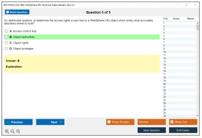 IBM P9530-039 IBM WebSphere MQ Technical Sales Mastery Test v2 Practice test exam simulator test engine exam Prep practice test questions answers Image 5
