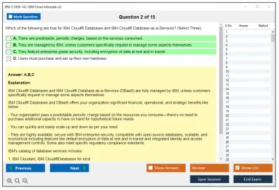 IBM C1000-142 IBM Cloud Advocate v2 Practice test exam simulator test engine exam Prep practice test questions answers Image 2
