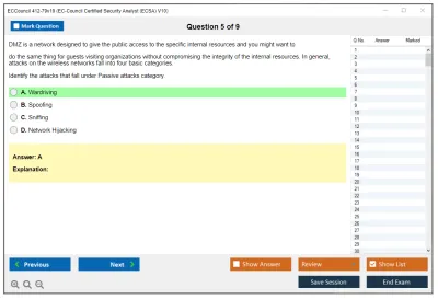 ECCouncil 412-79v10 EC-Council Certified Security Analyst (ECSA) V10 Practice test exam simulator test engine exam Prep practice test questions answers Image 5