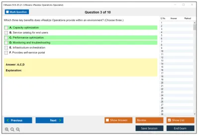 VMware 5V0-35.21 VMware vRealize Operations Specialist Practice test exam simulator test engine exam Prep practice test questions answers Image 3