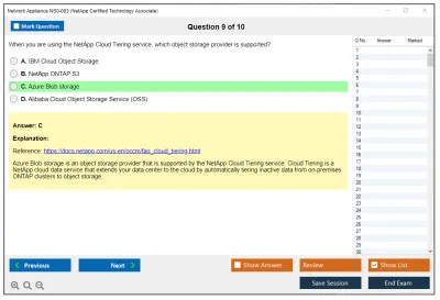 Network Appliance NS0-003 NetApp Certified Technology Associate Practice test exam simulator test engine exam Prep practice test questions answers Image 9