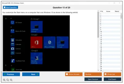 Microsoft MD-100 Windows Client Practice test exam simulator test engine exam Prep practice test questions answers Image 13