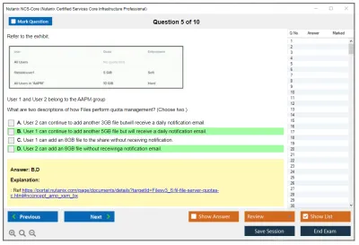 Nutanix NCS-Core Nutanix Certified Services Core Infrastructure Professional Practice test exam simulator test engine exam Prep practice test questions answers Image 5