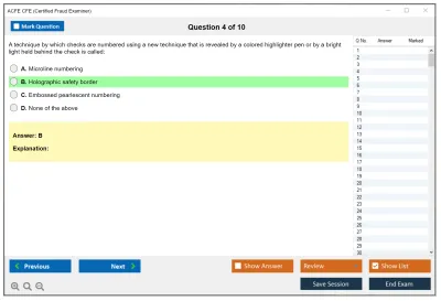 ACFE CFE Certified Fraud Examiner Practice test exam simulator test engine exam Prep practice test questions answers Image 4