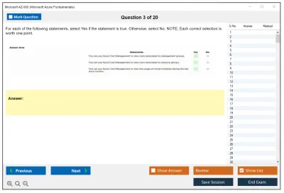 Microsoft AZ-900 Microsoft Azure Fundamentals Practice test exam simulator test engine exam Prep practice test questions answers Image 3