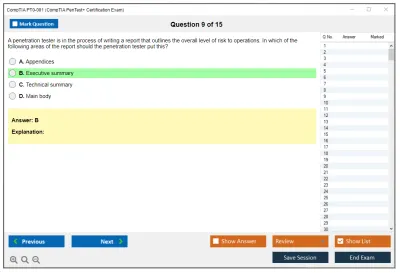CompTIA PT0-001 CompTIA PenTest+ Certification Exam Practice test exam simulator test engine exam Prep practice test questions answers Image 9