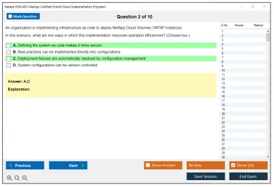 Netapp NS0-403 NetApp Certified Hybrid Cloud Implementation Engineer Practice test exam simulator test engine exam Prep practice test questions answers Image 2