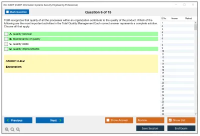 ISC2 ISSEP ISSEP Information Systems Security Engineering Professional Practice test exam simulator test engine exam Prep practice test questions answers Image 6