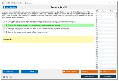 CompTIA SK0-005 CompTIA Server+ Certification Exam Practice test exam simulator test engine exam Prep practice test questions answers Image 14