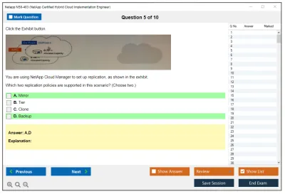 Netapp NS0-403 NetApp Certified Hybrid Cloud Implementation Engineer Practice test exam simulator test engine exam Prep practice test questions answers Image 5