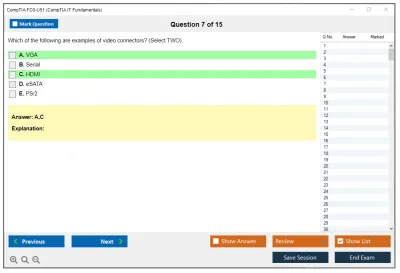 CompTIA FC0-U51 CompTIA IT Fundamentals Practice test exam simulator test engine exam Prep practice test questions answers Image 7