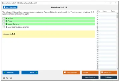 Extreme Networks EW0-300 Extreme Networks Specialist Practice test exam simulator test engine exam Prep practice test questions answers Image 3