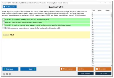 Huawei H12-711 HCNA-Security-CBSN (Huawei Certified Network Associate - Constructing Basic Security Network) Practice test exam simulator test engine exam Prep practice test questions answers Image 7