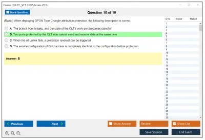 Huawei H35-211_V2.5 HCIP-Access V2.5 Practice test exam simulator test engine exam Prep practice test questions answers Image 10