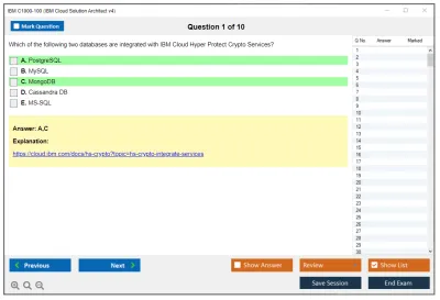 IBM C1000-100 IBM Cloud Solution Architect v4 Practice test exam simulator test engine exam Prep practice test questions answers Image 1