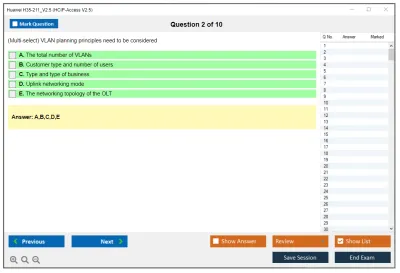 Huawei H35-211_V2.5 HCIP-Access V2.5 Practice test exam simulator test engine exam Prep practice test questions answers Image 2