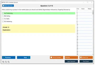 BBPSD CSFX Customer Service Practice test exam simulator test engine exam Prep practice test questions answers Image 3