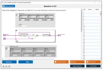 NI CLAD Certified LabVIEW Associate Developer Examination Practice test exam simulator test engine exam Prep practice test questions answers Image 4
