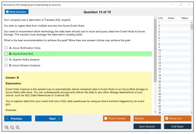 Microsoft AI-100 Designing and Implementing an Azure AI Practice test exam simulator test engine exam Prep practice test questions answers Image 13