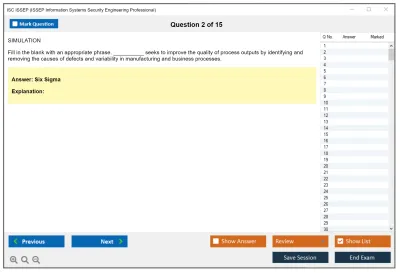 ISC2 ISSEP ISSEP Information Systems Security Engineering Professional Practice test exam simulator test engine exam Prep practice test questions answers Image 2