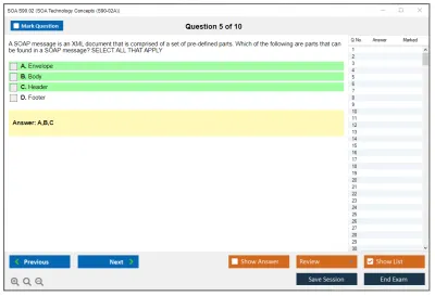 SOA S90.02 SOA Technology Concepts Practice test exam simulator test engine exam Prep practice test questions answers Image 5