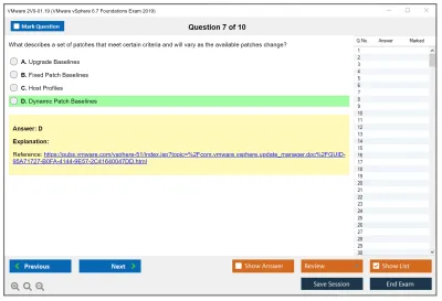 VMware 2V0-01.19 VMware vSphere 6.7 Foundations Exam 2019 Practice test exam simulator test engine exam Prep practice test questions answers Image 7