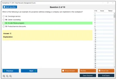 WorldatWork T1-GR1 Total Rewards Management Exam Practice test exam simulator test engine exam Prep practice test questions answers Image 2
