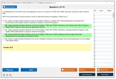 Veritas VCS-273 Administration of Veritas NetBackup 7.6.1 and NetBackup Appliances 2.6.1 Practice test exam simulator test engine exam Prep practice test questions answers Image 3