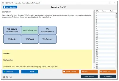 ISC2 CISSP Certified Information Systems Security Professional (CISSP) Practice test exam simulator test engine exam Prep practice test questions answers Image 5