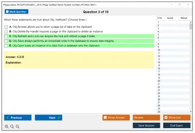 Pegasystems PEGAPCSSA80V1_2019 Pega Certified Senior System Architect (PCSSA) 80V1 Practice test exam simulator test engine exam Prep practice test questions answers Image 3