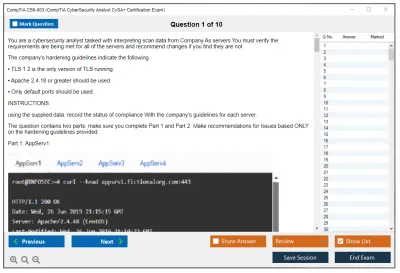 CompTIA CS0-003 CompTIA CyberSecurity Analyst CySA+ Certification Exam Practice test exam simulator test engine exam Prep practice test questions answers Image 1