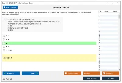 Cisco 350-021 CCIE SP Cable Qualification Exam Practice test exam simulator test engine exam Prep practice test questions answers Image 15