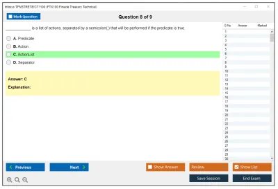 Infosys TFNSTRETEICT1100 FTX100 Finacle Treasury Technical Practice test exam simulator test engine exam Prep practice test questions answers Image 8