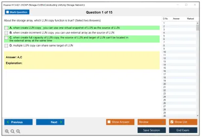 Huawei H13-621 HCNP-Storage-CUSN(Constructing Unifying Storage Network) Practice test exam simulator test engine exam Prep practice test questions answers Image 1